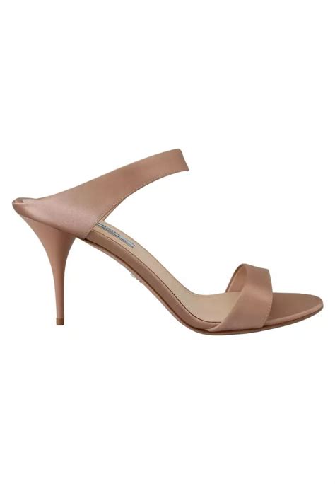 prada rose sandals|prada chunky heel sandal.